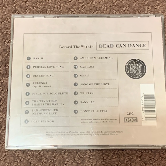 Dead Can Dance CD (3 for $20) - Picture 2 of 3